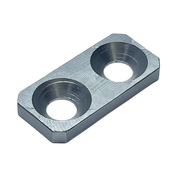 Piezas de máquina de robot de aluminio con acabado de anodizado natural​