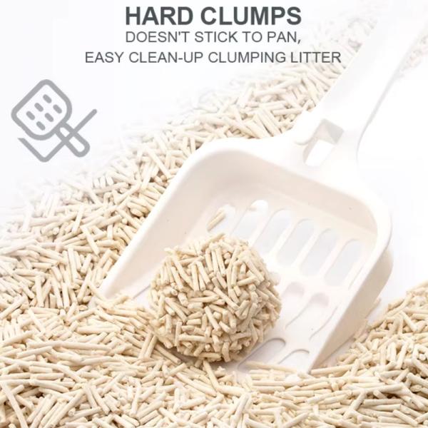 Flushable Compostable Clumping Cat Litter Eco Clumping Biodegradable Cat Litter