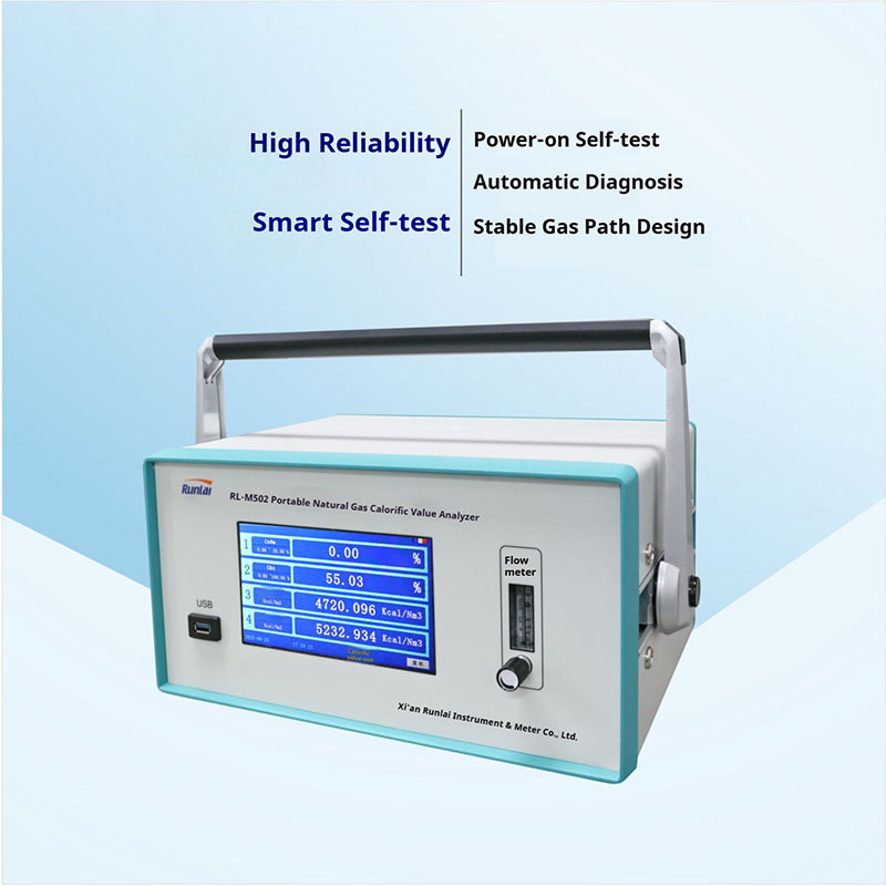 Portable Natural Gas Composition Analyzer Gas Calorimeter CO2 CH4 CnHm Dew Point Measuring Device