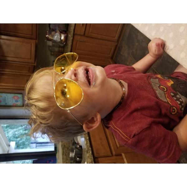 Mood Glasses Green Aviator Colour Therapy Sunglasses Chromotherapy