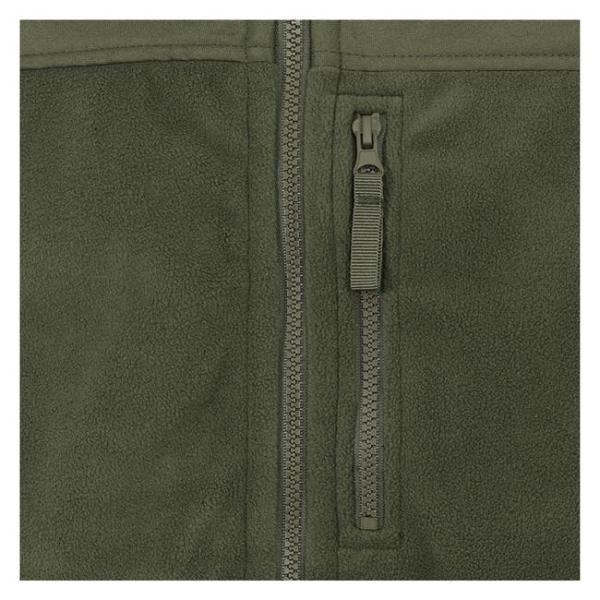 Double Zipper Military Fleece Tactical Jacket Breathable Sustainable