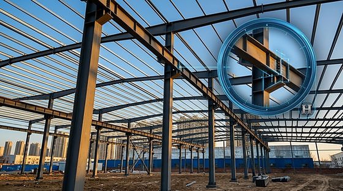 6m - 12m Height Steel Factory Buildings Fireproof Industrial Factory Building