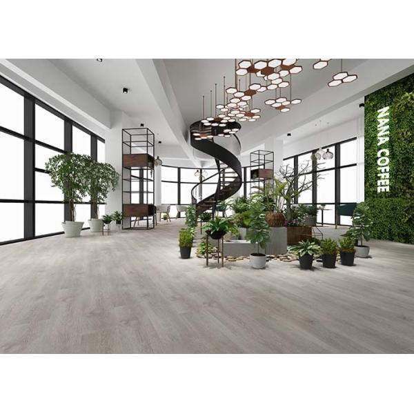 настил планки винила 4.2mm SPC роскошный 100% направлять рельсами девственницы м