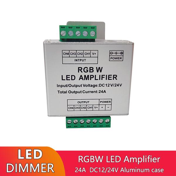 алюминиевый сигнал синхронизации усилителя RGBW прокладки СИД случая 24A для 5 пути провода 4