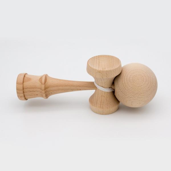 De 2 a 4 años de edad, juguete de rompecabezas de madera con logotipo de láser Kendama 190 x 70 mm
