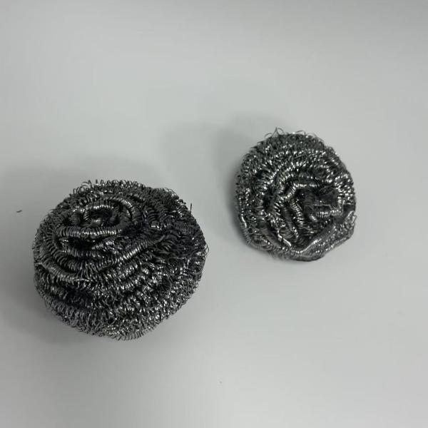 Long Lasting Stainless Steel Wire Scourer Corrosion Resistant Metal Wire Sponge