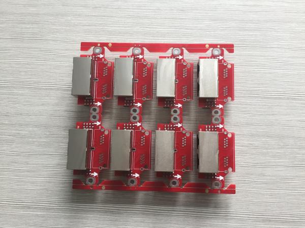 Assemblée électronique Soldermask rouge de carte de l'UL 94V0 FR4
