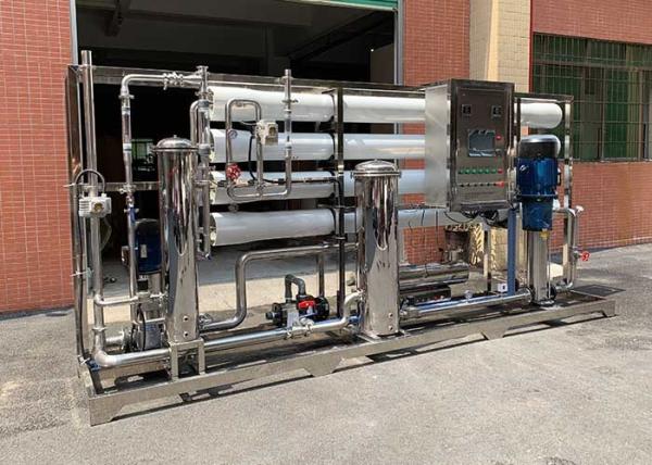 12T/H Water Treatment Machine Salt Water Purifier Industrial Filters RO System