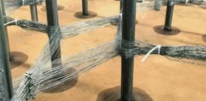 Modular Interlocking Panels Anti Tank Net Creates Extensive Barrier Lines