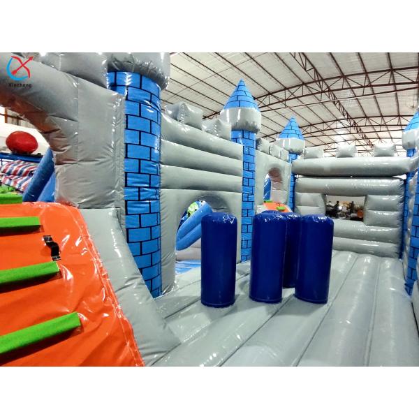 Factory Inflatable Playground Inflatable Snow White Castle With Double Slides