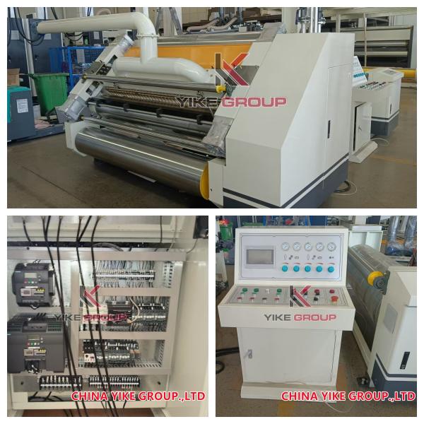 YK-1800 Fingerless Vacuum Adsorption Single Facer Corrugated Machine From YIKE GROUP