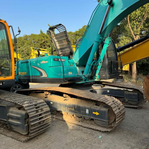 Excavateur Kobelco SK260 d'occasion avec conception en acier doux et puissance globale élevée