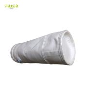 Renforcement 100mm 450GSM~550GSM Filtre moyen Polyester Filtre sac pour usine sidérurgique
