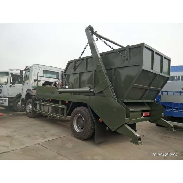 SINOTRUK HOWO 4x2 Heavy Duty Truck Swing Arm Type Refuse Collection Truck, 6 Wheels