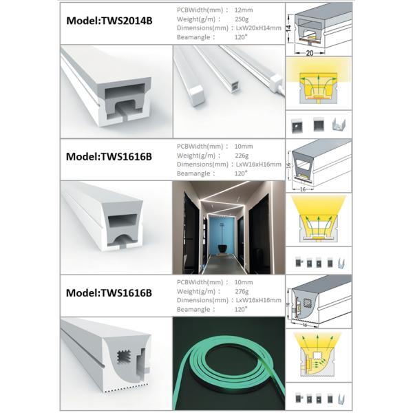 Гибкая трубка 12×12mm силикона СИД для неонового ODM OEM светов СИД