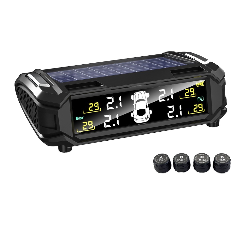 JYS-TPMS S11 Built-In External Wireless Solar TPMS Auto Sensors with 1Y Warranty for Car Tire Pressure Detection and Monitoring