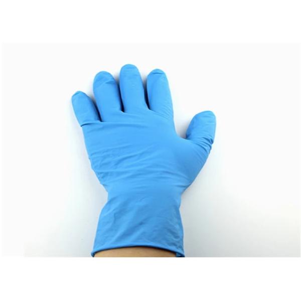 Hospitals Disposable Nitrile Gloves With Puncture Tear Abrasion Resistant