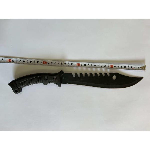 ODM 16in Rubber Handle Fixed Blade Hunting Knife 3mm Blade