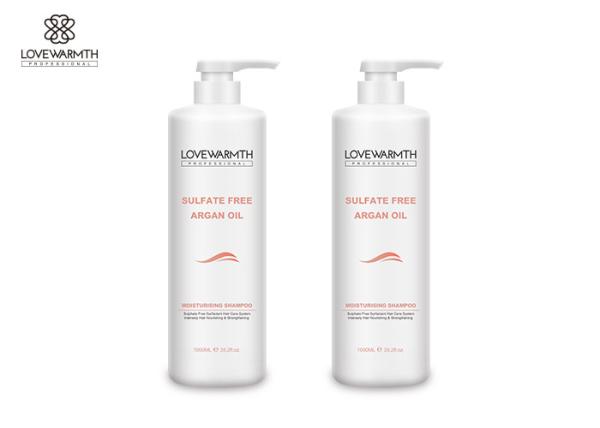 Sulfate Free Natural Argan Oil Hair Treatment Moisturizing Shampoo OEM Size