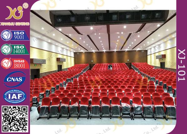 Lumbar Support Wear Resistance Fabric Theatre Seating Chairs With 5 Years Warranty