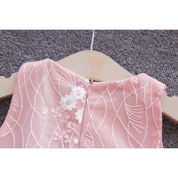 Pink Princess 100CM Children'S Dress Clothing Costume Breathable Small Flower
