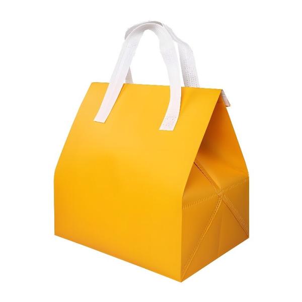 Thermal Non Woven Cooler Bag Custom Printed Non Woven Carrier Bags Tote Packaging Bags