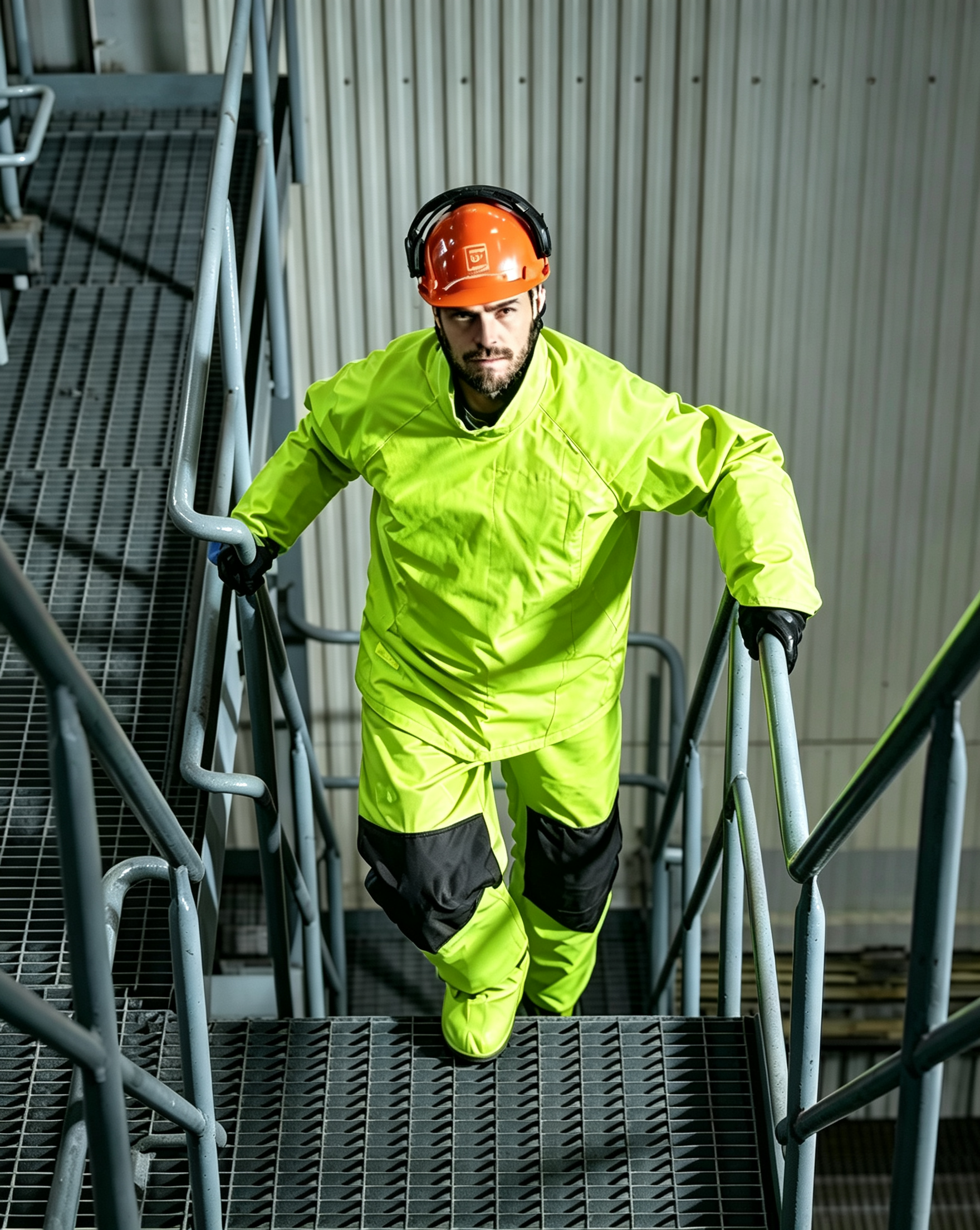 Full Body Industrial Safety Coveralls Waterproof Heavy Duty Work Overall Flexible