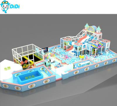 Large Castle Indoor Playground Customized Bounce House Indoor Playground