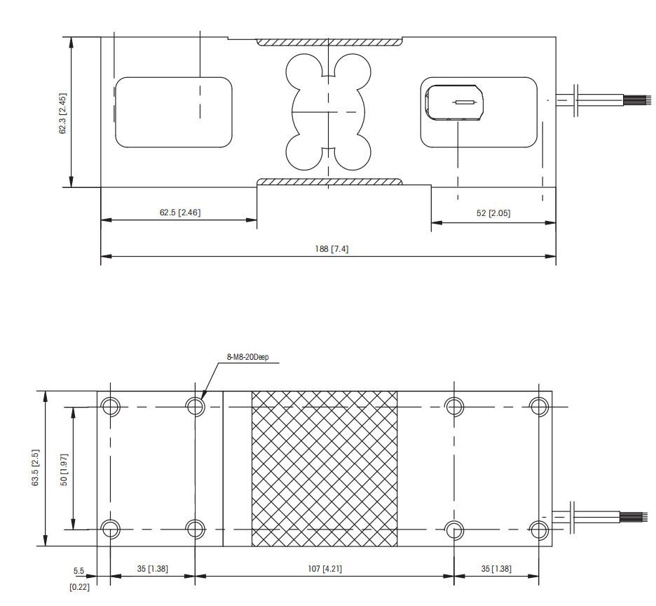 300kg Mettler Toledo Load Cells Single Point Load Cell For Tank Weighing System