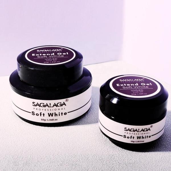 High Viscosity With UV Lamp  HEMA FREE Hard Gel Builder UV Gel Polish Finger Hard Gel Extension