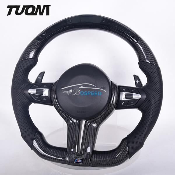 Universal BMW Carbon Fiber Steering Wheel Comfort With LED Display