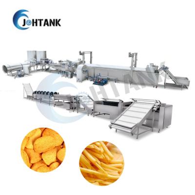O petisco do dedo cola a batata congelada Chips Making Machine