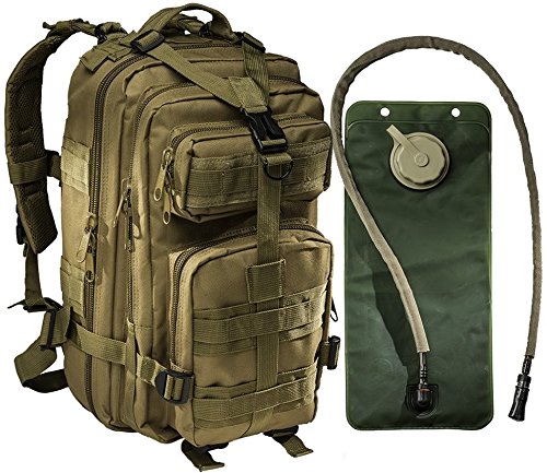 Small Molle Hydration Pack Tactical , Military Hydration Pack 2.5 Liter