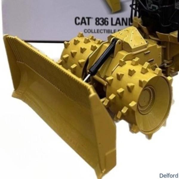 Caterpillar 836 Landfill Compactor 1/50 Scale Diecast Model DM Cat 85763 Alloy Replica