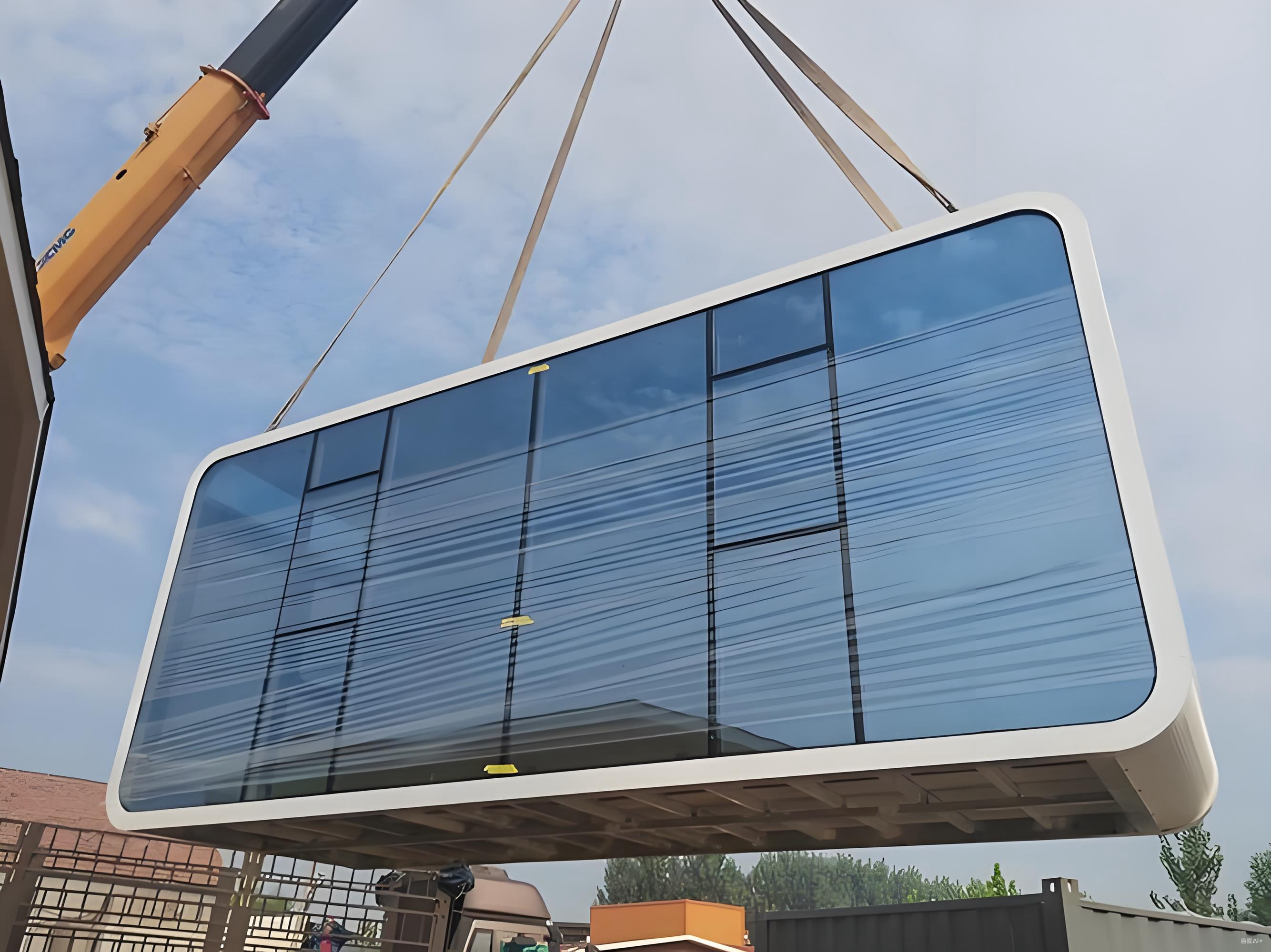 Factory Shipped Movable Modular Prefab Tiny Office Outdoor Office Pod Prefabricated Apple Cabin Office Pods