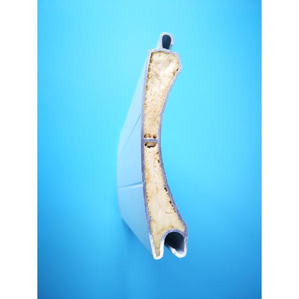 Изолированная алюминиевая шторка ролика профилирует PU пенясь 77mm