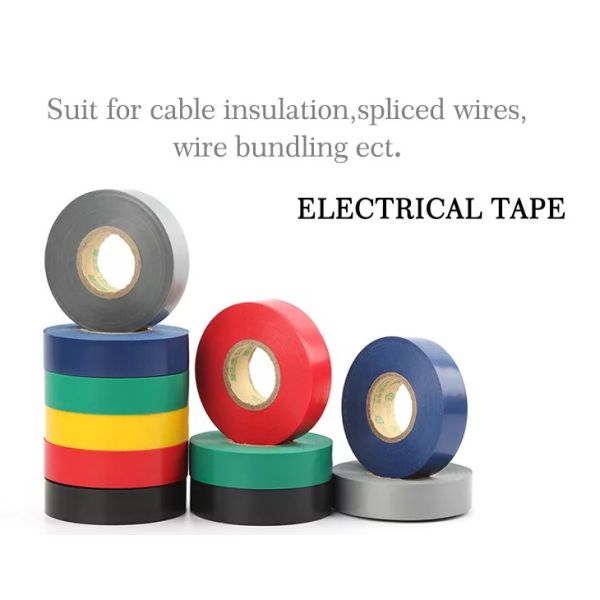 Robust PVC Duct Tape for Electrical Applications Pressure Sensitive Insulated Shipping Tape for Box Packing for Export Buyers