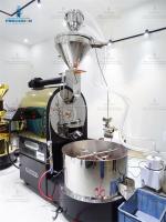 Máquina de torrefação comercial de grãos de café de grande capacidade de lote 120 kg/ lote-140 kg/ lote