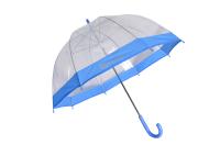 Le dôme forment le parapluie transparent de pluie de tissu de POE