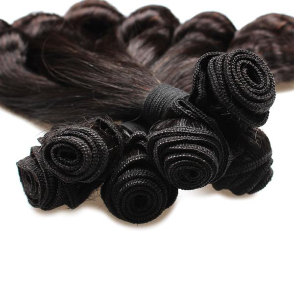 Wholesale Virgin Human Hair Etension Natural Color Indian Hair Bundles