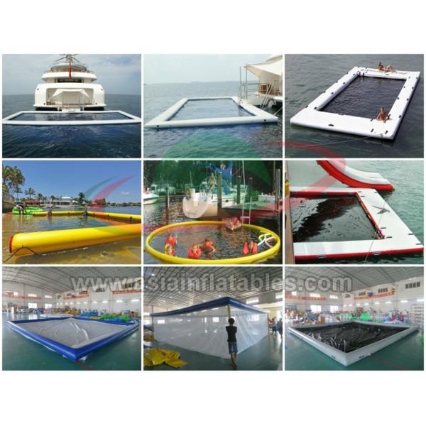 Drop Stitch 28 Oz PVC 8 People Inflatable Yacht Dock