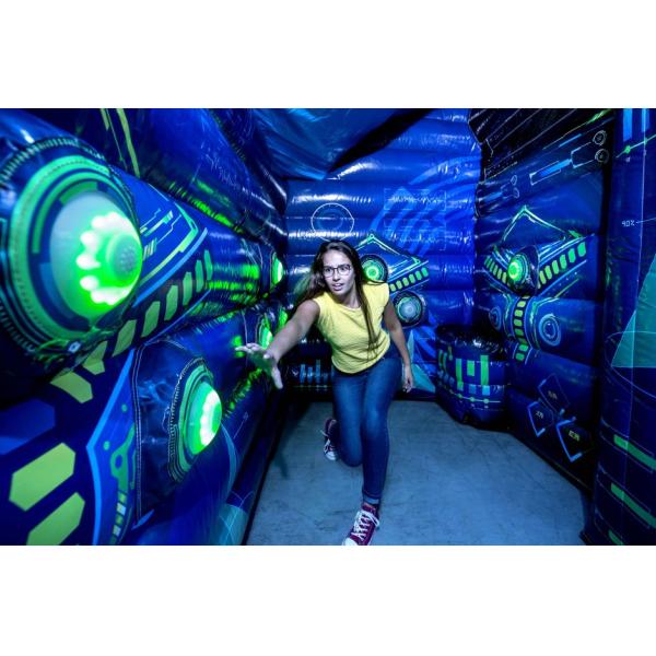 Tag The Light Inflatable Interactive Game 2 Player High Energy