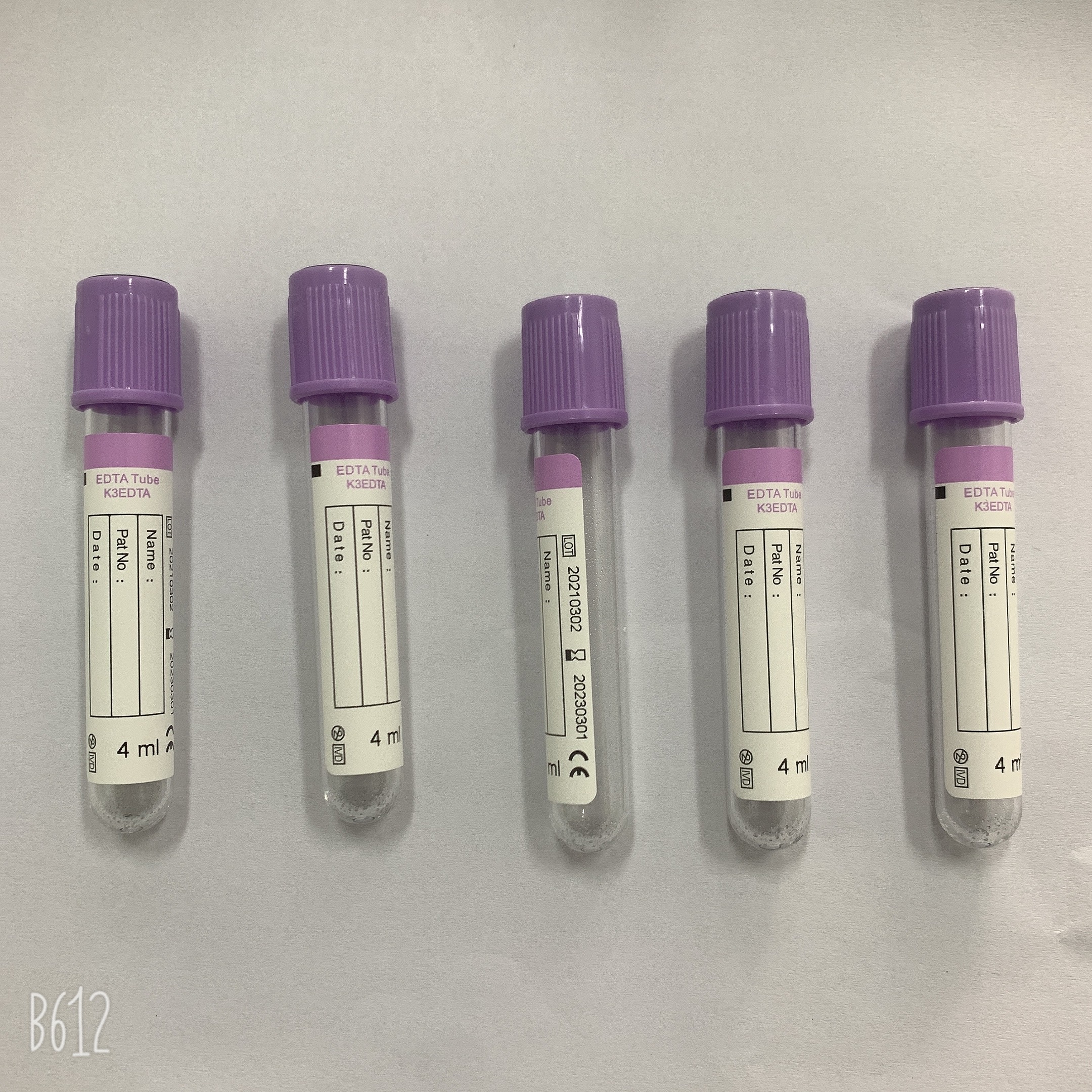 Трубки этилендиаминтетрацетата пропуска медицинские устранимые 1ML K3 CE