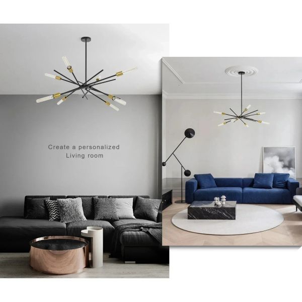 Elegant LED Pendant Ceiling Light Versatile Chandelier Eastyn Chandelier（WH-AP-643）