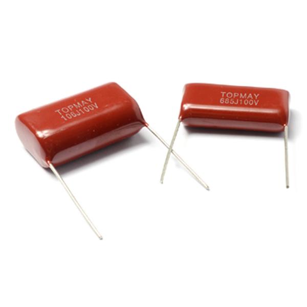 CL21 Metallized Polyester Film Capacitor 10uF For Audio 106J100V P27.5mm