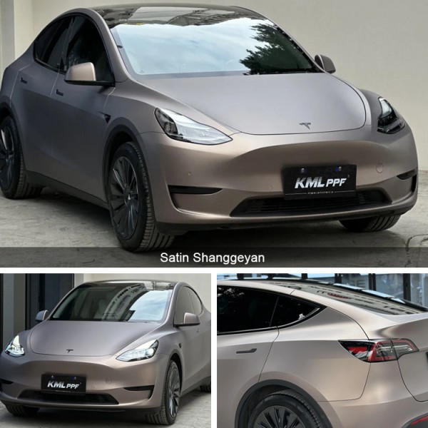 KML Professional Anti-Scratch and Anti-Fouling PPF TPU Film Satin Shanggeyan Car Color Change Body Protection