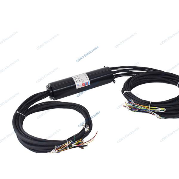 Encoder Signal Integrated Electrical Slip Ring Assembly With Multi Channels
