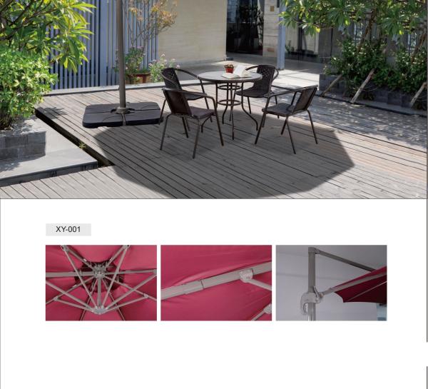 SunShade Cantilever jardim exterior guarda-chuva protecção solar pátio cadeira de salão móveis guarda-chuvas