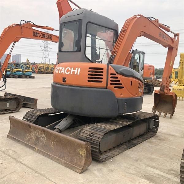 Good Condition Mini Used Excavator Hitachi ZX55UR and Original Hydraulic Valve Bran