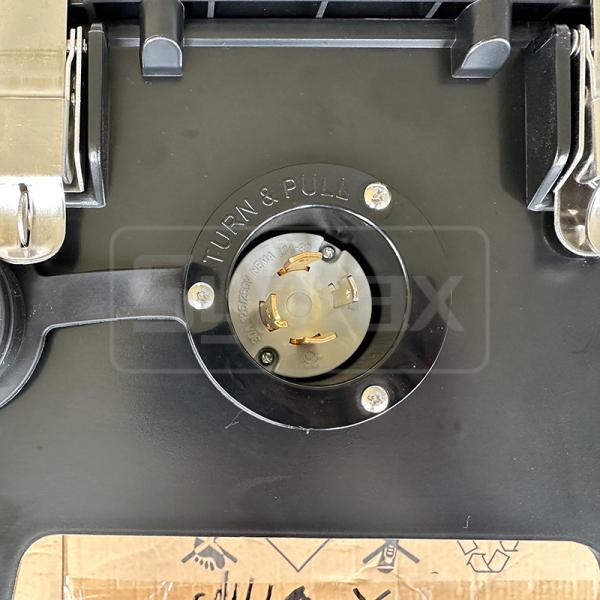 Syntax MP24 Waterproof Portable Power Distribution Unit 30A Single Phase 2-Pole 4 Wire UL/ETL Listed Receptacles